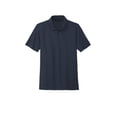 thumbnail image 2 of MERCER+METTLE Unisex Stretch Heavyweight Pique Polo | Short Sleeve Collared Shirt for Men & Women, Casual Work Top - Night Navy 2XL, 2 of 3