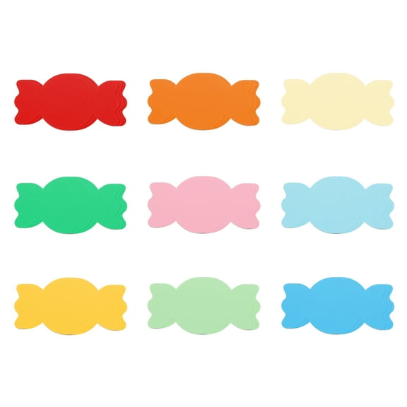 27 Pack Candy Cutouts Paper Bulletin Board Decorations Multi-Color