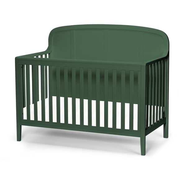 Little Seeds Briar 6-in-1 Convertible Crib , Bottle Green