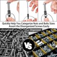 thumbnail image 2 of Buscador de tamaños de tuercas y tornillos Comfylichi 45 calibres, 2 of 7
