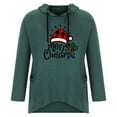 thumbnail image 4 of Qertyioot Chandail en Molleton de Noël pour Femmes, Manches Longues, Col Rond, Mode Décontractée, 4 of 6