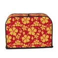thumbnail image 2 of Honeii Red Vintage Flowers Print 2 slice Toaster Cover, Two Slice Toaster Dust-proof Cover For Kitchen Small Appliance and Fingerprint Protection, 2 of 7