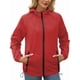 thumbnail image 1 of Chaqueta Impermeable para Mujer, Cortavientos, Impermeable, con Capucha, Plegable y Bolsillos. Rojo XL, 1 of 9