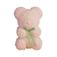 thumbnail image 2 of Loespoir Pompom Bear Plushs Toy, Valentines's Day Gift Ornament, Soft Stuffed Animal with Pompoms, For Cuddling, Shelf Decor, Gift for Her, Cute Animal Friend(White), 2 of 7