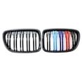 thumbnail image 1 of Parrilla Doble Lamas FLhrweasw Negra Brillo para BMW E84 X1 2010-2015 1 Par Color M, 1 of 9