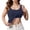 Dark Gray, variant on Women Built In Bra Tank Top Padded Yoga Shirt Shelf Bra Workout Camisole Casual Undershirt