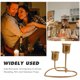 thumbnail image 2 of Candelabro de metal, candelabro, soporte para centro de mesa, candelabro decorativo., 2 of 6