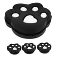 thumbnail image 4 of TEHAUX 4Pcs Tennis Racket Vibration Absorbers Black Silicone Claw Shape Professional Design for All Ages, 4 of 8