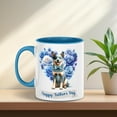 thumbnail image 3 of Australian Cattle Dog Proud Dad Happy Father's Day 11oz Accent Two-tone Mug Heeler Lover Gifts Coffee Tea Cup - 02008, 3 of 5