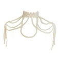 thumbnail image 5 of Shoulder Necklace Body Chain Body Jewelry for Music Festival Party Halloween, 5 of 7