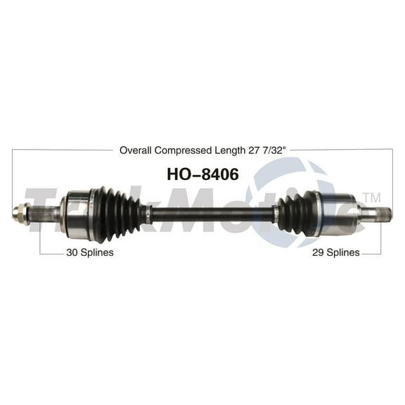 CV Axle Shaft Fits select: 2010-2011,2013 ACURA TSX