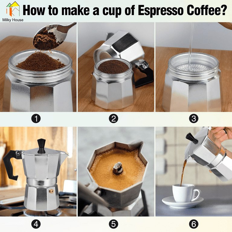 Stovetop Espresso Maker, Italian Coffee Maker, & Cuban Coffee