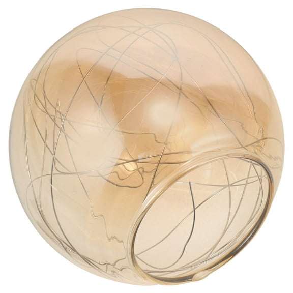WHAMVOX Glass Lampshade Replacement Globe Lamp Shade with Wire Decorative Chandelier Lampshade
