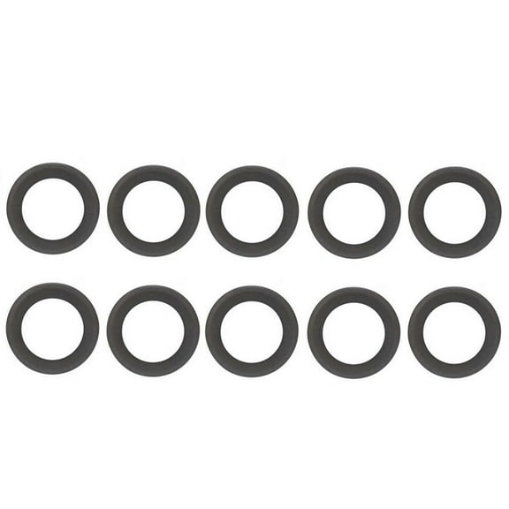 10pcs Air Pump Piston Ring Kit Anti-Fatigue For 1100W Oil-Free Rubber Black Air Compressor Parts 1100W 2.7 X 1.9 X 0.04in