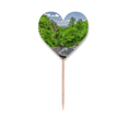 thumbnail image 1 of Flux Vert Forêt Science Nature Paysage Cure-Dent Drapeaux Coeur Lable Cupcake Pics, 1 of 3