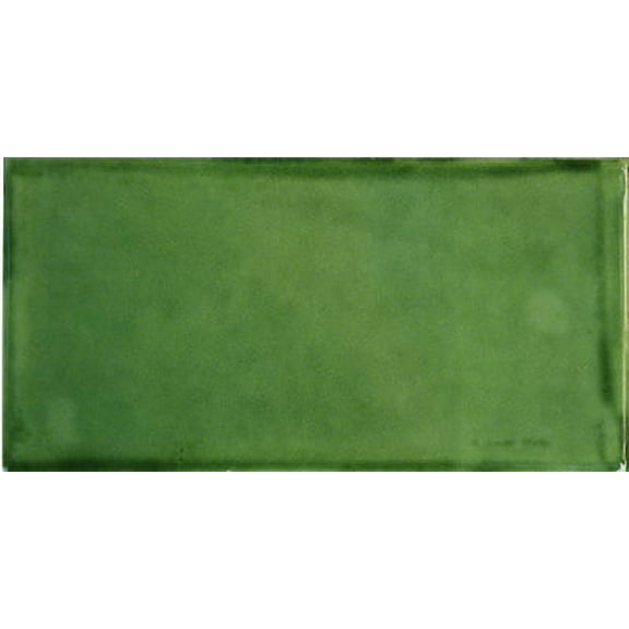 3x6 Green Subway Talavera Tile, Set of 8 pcs