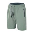thumbnail image 1 of Hombres Casual Solid Fitness Training Ejercicio de secado rápido Deportes Running Shorts Pantalones Pompotops oipoqjl22445, 1 of 7