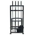 thumbnail image 1 of Pleasant Hearth FA338LT 4 Piece Harper Fireplace Toolset with Log Holder, 1 of 4