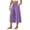Purple, variant on Stamzod Palazzo Capri Pants for Women Summer Flowy High Waisted Wide Leg Capris Dressy Casual Lounge Gaucho Pants with Pockets Light Blue S