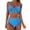 Sky Blue, variant on ZZwxWA Women High Cut Bikini Sets String Sexy Swimsuit Two Piece Underwire Bathing Suit Brazilian Cut Out Cute Swimwear