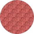 thumbnail image 1 of Ahgly Company Indoor Round Patterned Love Red Area Rugs, 8' Round, 1 of 1