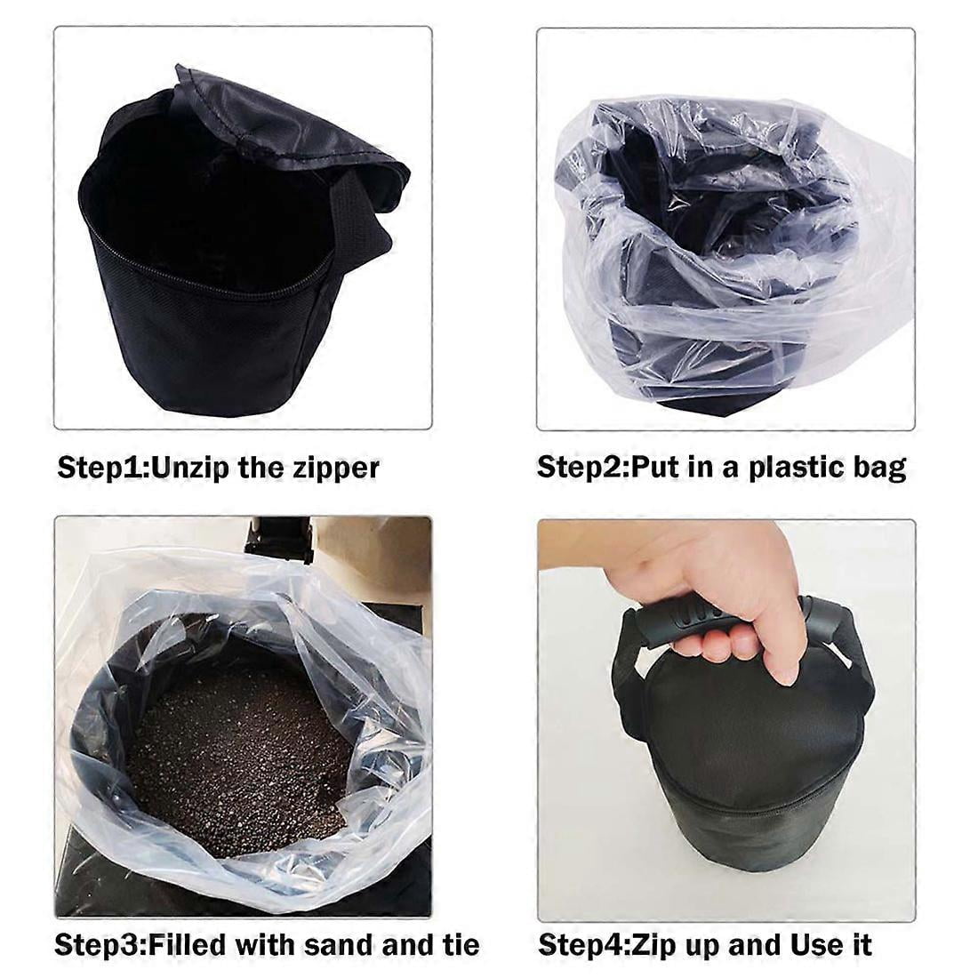 Portable Adjustable Kettlebell Power Sandbag,10Kg（ not included contain sand）