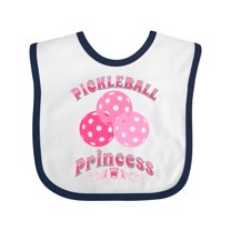 Inktastic Pickleball Princess Cute Girls Baby Bib