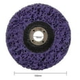 thumbnail image 2 of Grinder Wheel Paint Coating Rust Removal Strip Disc Remover Angle Grinder Accessories 100*16mm, 2 of 8