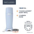 thumbnail image 2 of Diaper Genie Complete Pail, Blue, Includes 1 Diaper Pail, 1 Round Refill - 270 Count, 1 Filter, 2 of 13