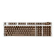 thumbnail image 2 of lionlar SA Profile 108 Keys Set Keycaps for Mechanical Keyboard Brown Black Letters, 2 of 9