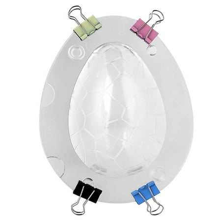 

Easter Egg 3D Egg Mold Giant Ostrich Egg Cake Fondant Craft Decorative Mold Soap Mold(Pattern)