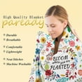 thumbnail image 3 of Paready Floral Throw Blanket Colorful Wildflowers Blanket Cozy Flower Throw Blanket Lightweight Fleece Blanket Floral Gift for Girls Kids Flannel Soft Plush Throw for Couch Sofa Camping (30"x40"), 3 of 7
