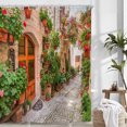 thumbnail image 3 of Cortina De Ducha 3d De 180 X 200 Cm, Diseño De Paisaje De Ja, 3 of 8