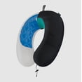 thumbnail image 1 of Almohada DE viaje DE ESPUMA Y GEL TheraMart Cojín Cervical Theragel TM112, 1 of 2
