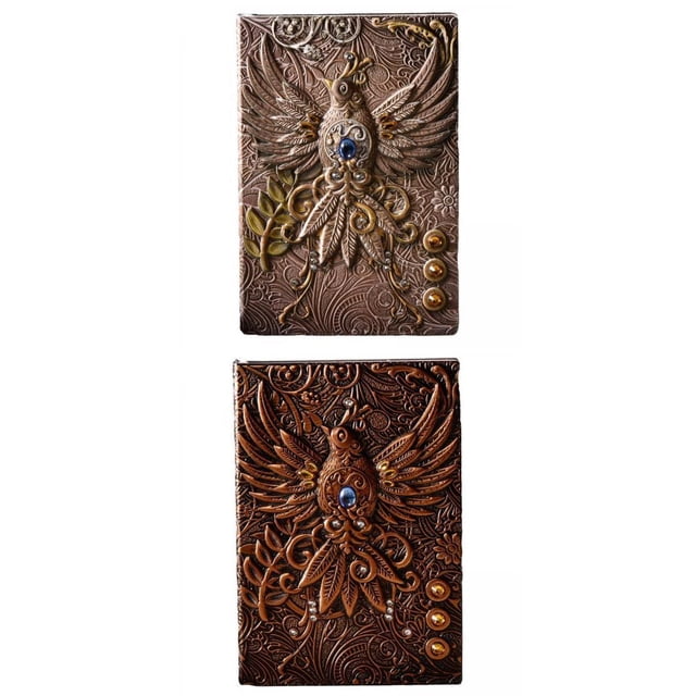 2 X Cuaderno de Escritura en Relieve Retro A5 con Líneas únicas Yotijar mujeres cuadernos