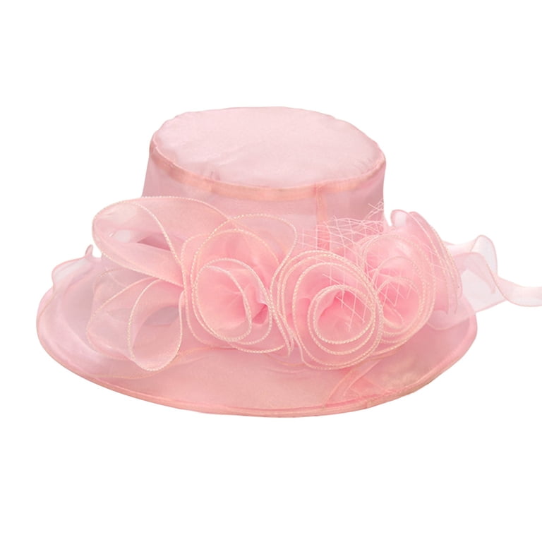 TODOZO Kentucky Organza Derby Hats for Women Church Tea  display picture 3