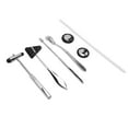 thumbnail image 4 of XYCCA 5Pcs Hospital Percussion Hammer Set Robust Non Slip Stainless Steel Stethoscope Hammer Kit-0826, 4 of 5