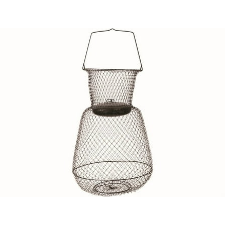 Eagle Claw Collapsible 2 Door Anodized Wire Floating Fish Basket Trap