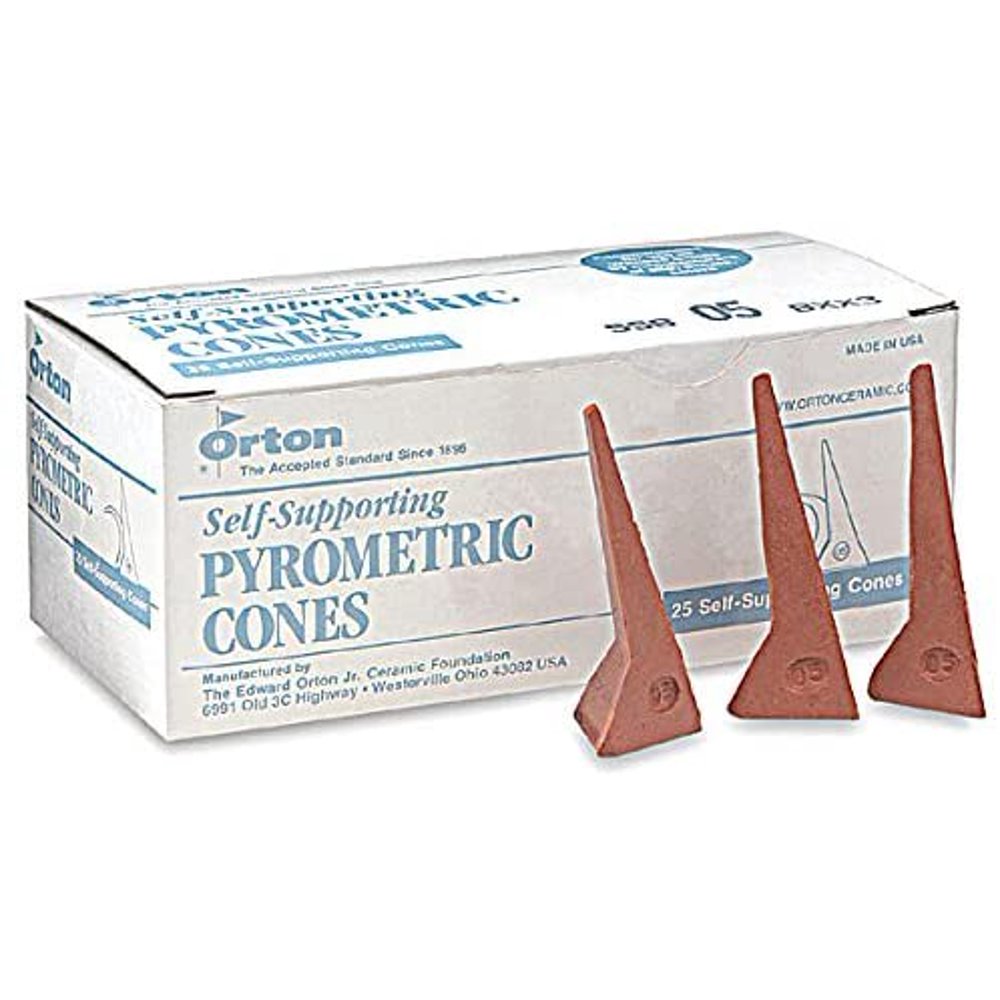 SelfSupporting Cone 04 Pyrometric Cones For Monitoring Ceramic Kiln