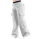 thumbnail image 1 of Pantalones Deportivos de Mujer, Estilo Cargo, de Pierna , Holgados, Ideales para Otoño, para el Trabajo y para Viajar. Gris S, 1 of 9