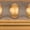 Gold Leaf with Bead Compo, variant on ArtToFrames 4" x 37" New Gold Picture Frame, 4x37 inch Gold Wood Poster Frame (WOM-4998)