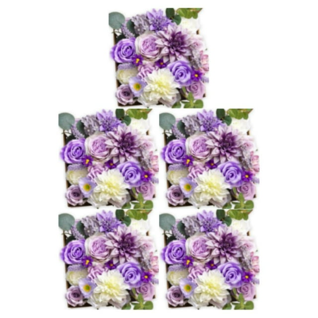 Wweixi Whimsical Blooms Low Maintenance Artificial Flower Collection Realistic 23new style LH014 5Set