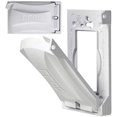 thumbnail image 2 of Hubbell Outdoor Receptacle Protector Vertical - Flat Cover - White, 2 of 2