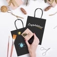 thumbnail image 5 of Black Gift Bags 5.25x3.75x8 Inch (Pack of 100) Multi-Use Retail and Party Favor Bags, 5 of 9