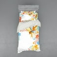 thumbnail image 2 of Ambesonne Retro Bedding Set 4 Pcs, Vintage Spring Dragonfly, Queen, Multicolor, 2 of 3