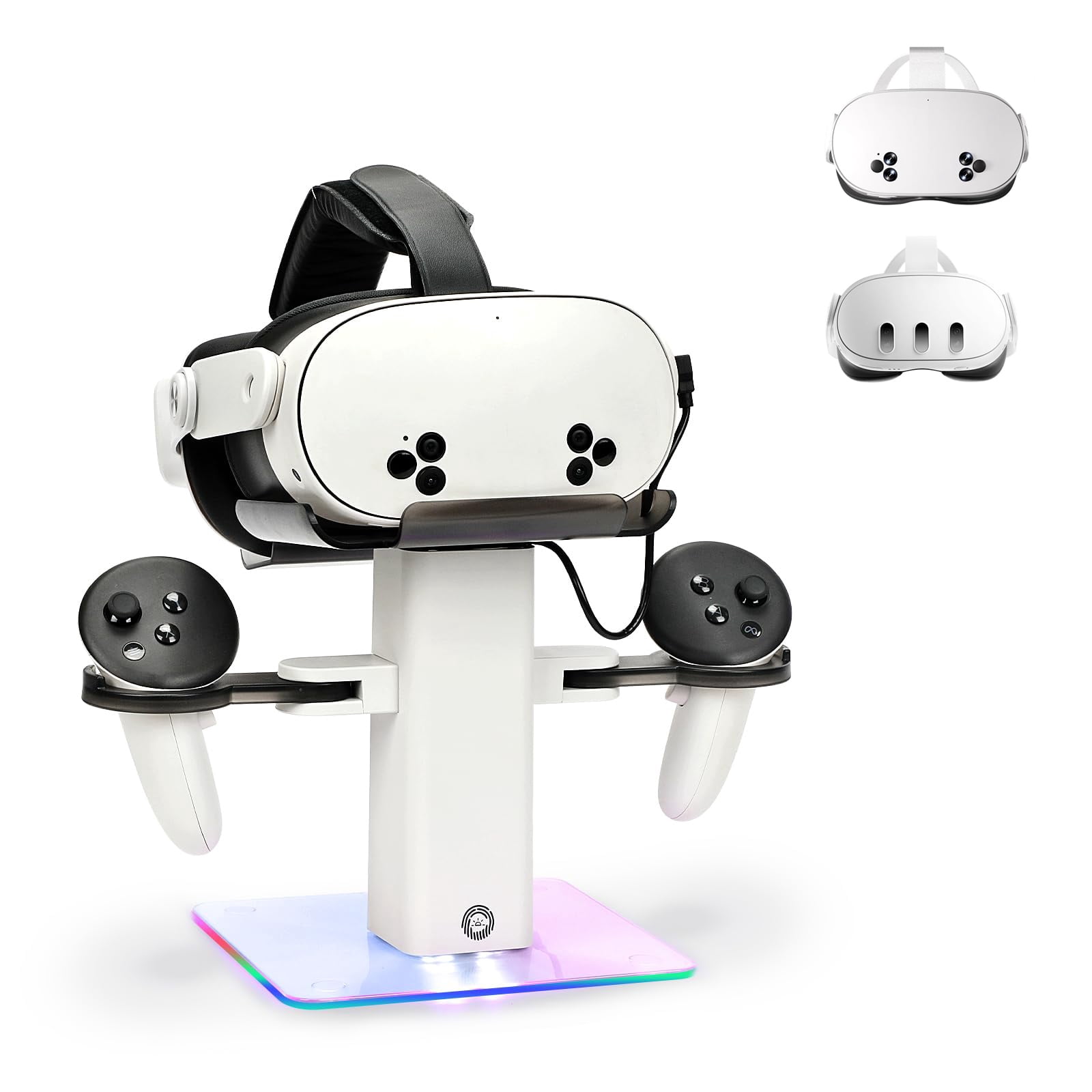VR Headset Stand for Meta Quest 3S/3/2 - Stable Storage Holder