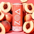 ZOA Energy Drink, White Peach, Zero Sugar, 12 Fl oz Can