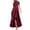 Wine formal dresses for women, variant on Wycnly Formal Dresses for Women Short Sleeve Crewneck Solid Summer Maxi Dresses Weddign Guest Bridesmaids Elegant Lace Pleated Swing Dress Wine m Under $5