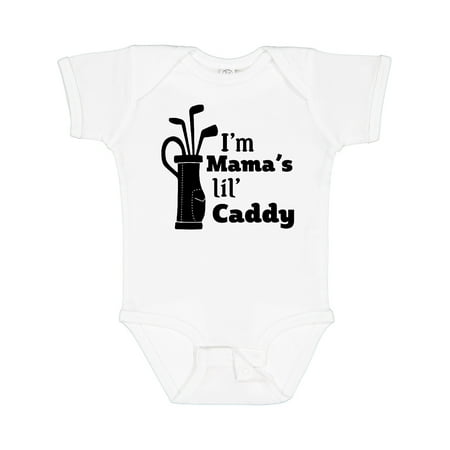 

Inktastic I m Mama s Lil Caddy- Golf for Kids Gift Baby Boy or Baby Girl Bodysuit
