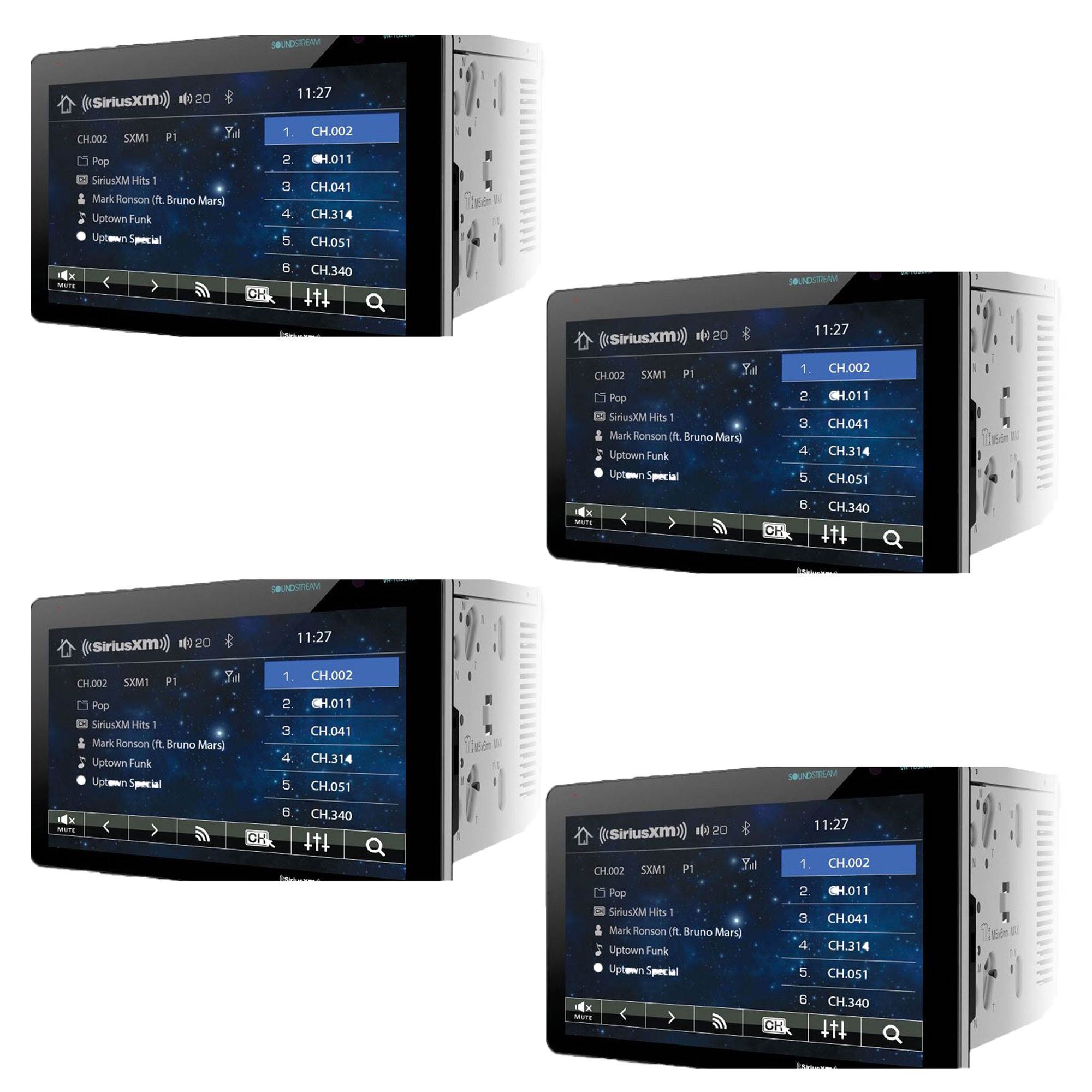 Soundstream VR1032XB Double DIN SiriusXM Ready Bluetooth inDash DVD